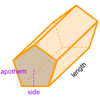 figura pentagonal prism